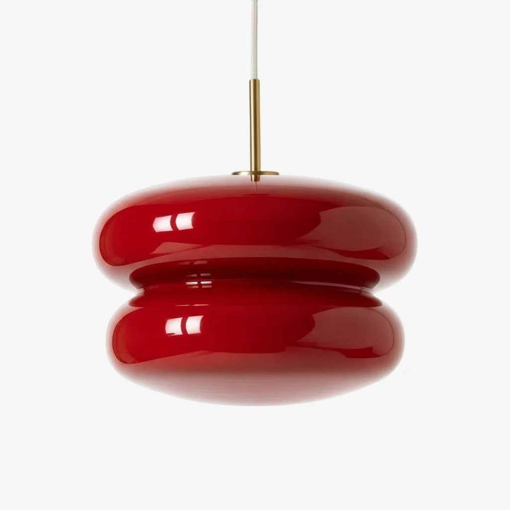 Josie Cream Bauhaus Opal Glass Pendant Light