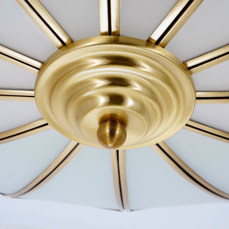Palmer Retro Acrylic Flower Semi Flush Mount Ceiling Light