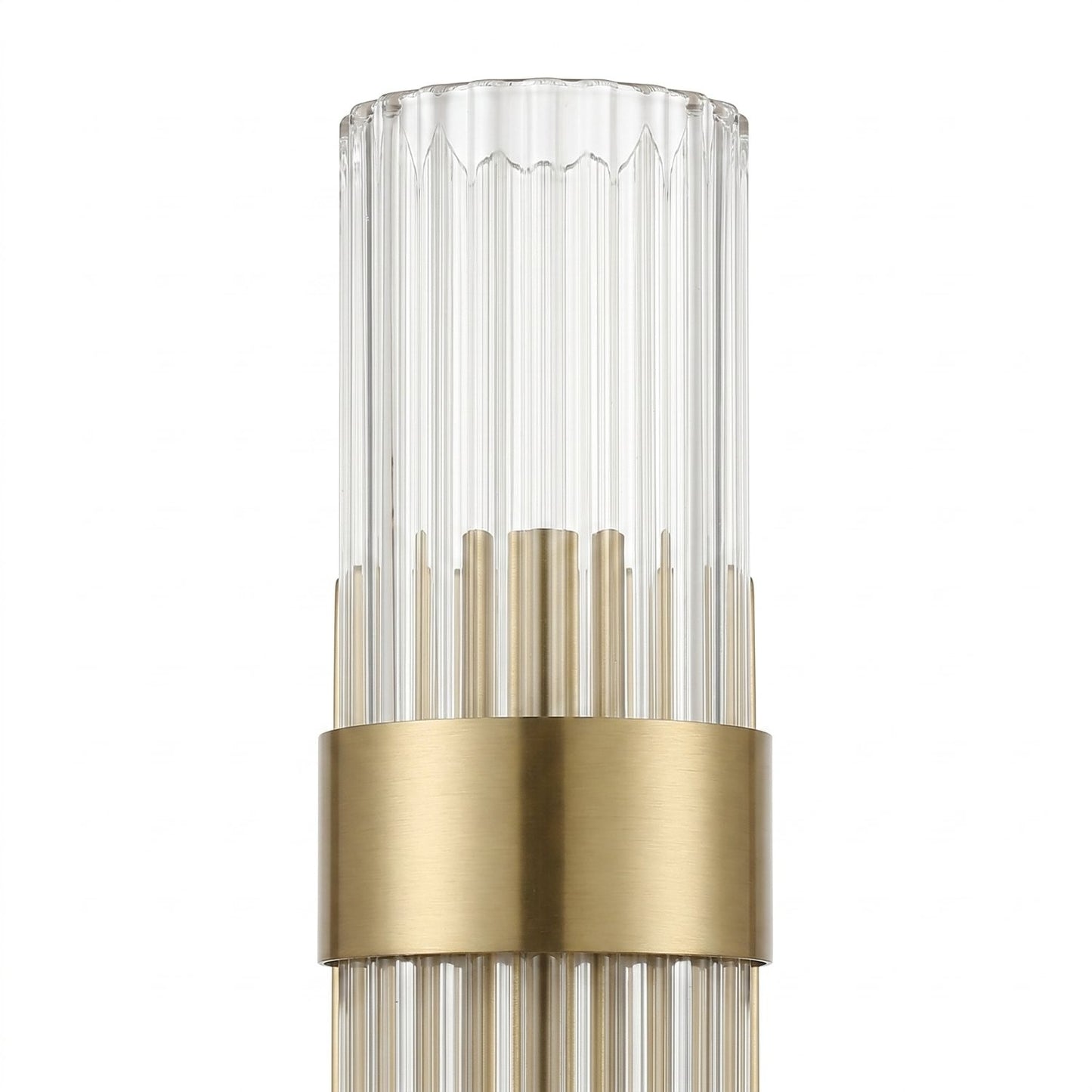 Saelin Modern LED Tube Glass Wall Sconce