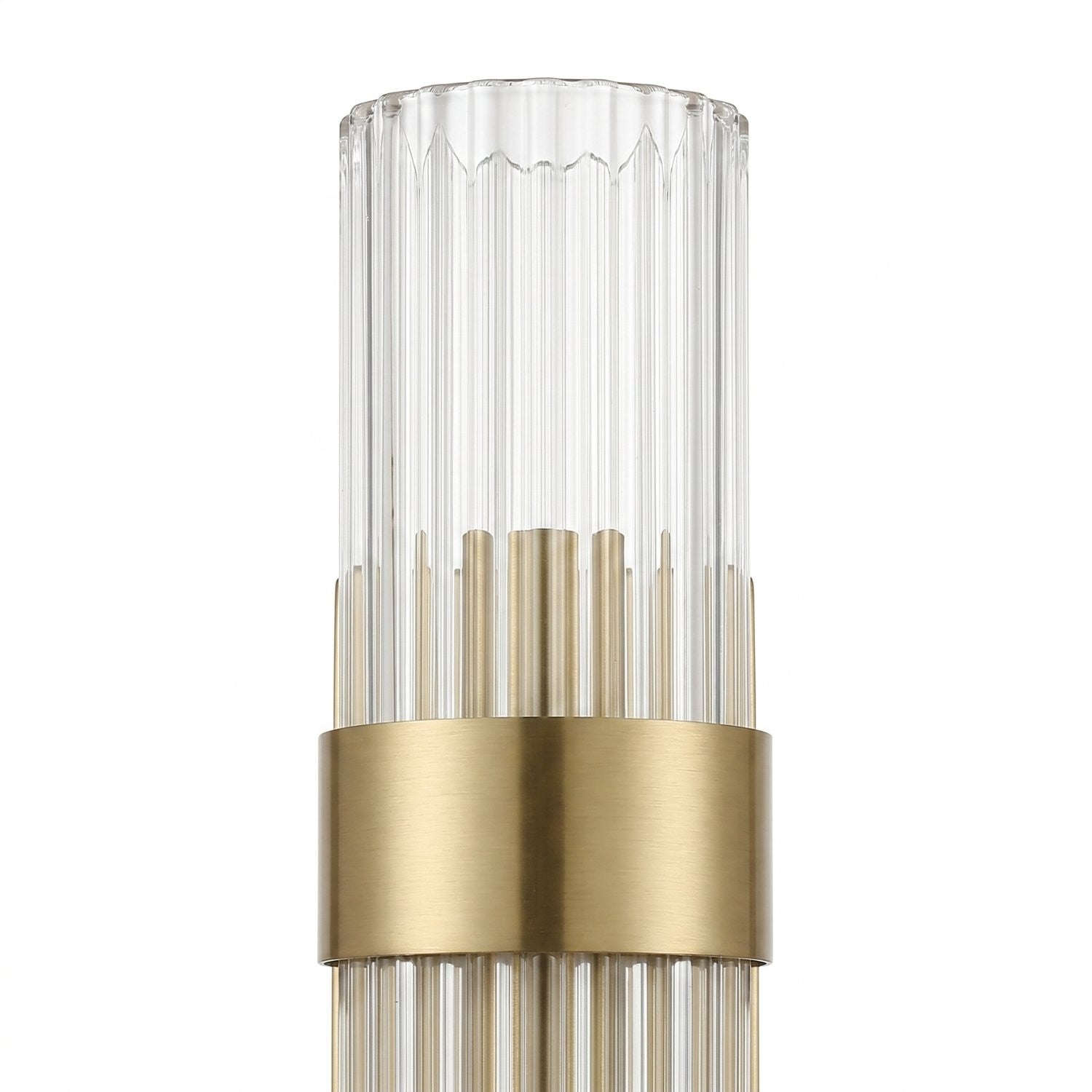 Saelin Modern LED Tube Glass Wall Sconce