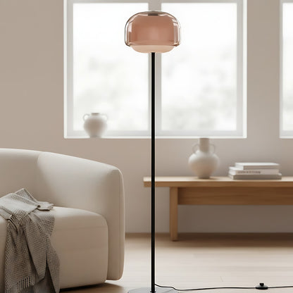 Eulalie Nordic Artistic Round Glass Floor Lamp