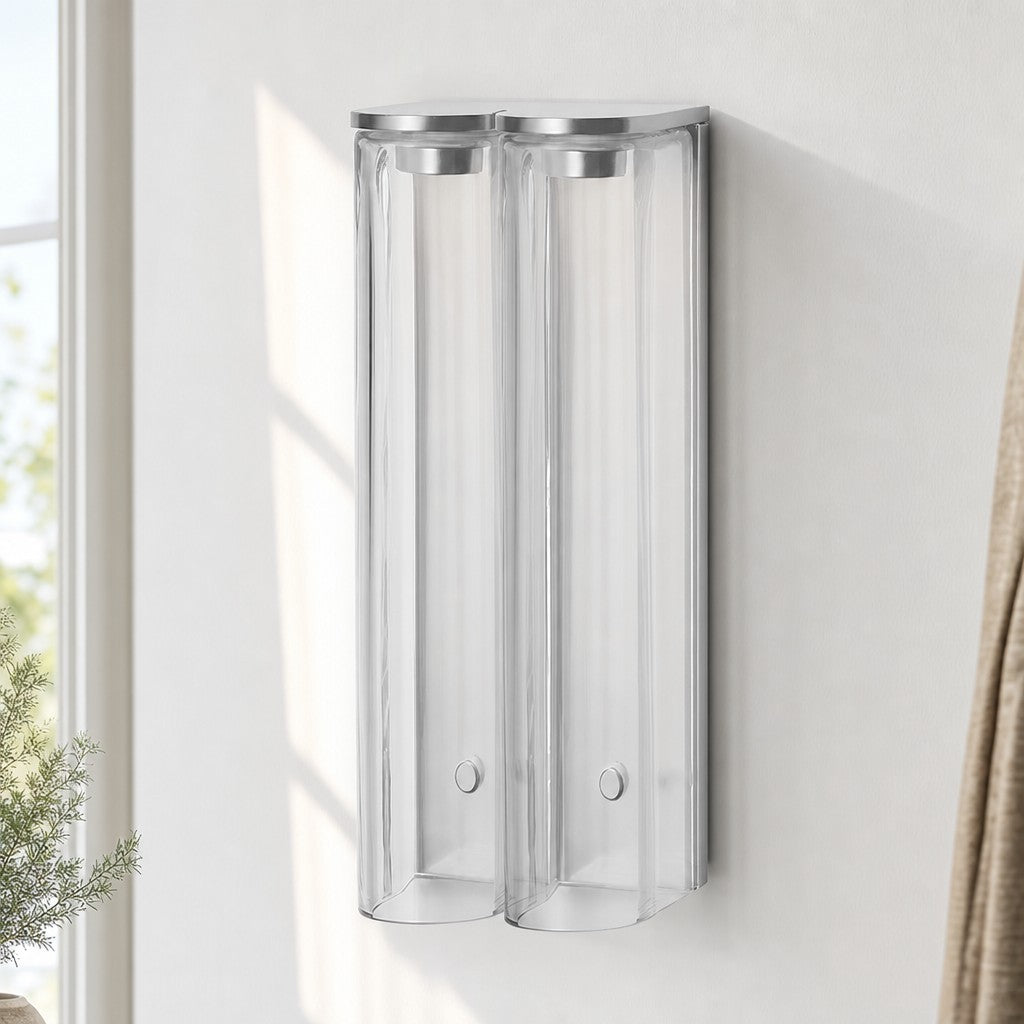 Giulia Minimalist LED Double Tube Glass Wall Light
