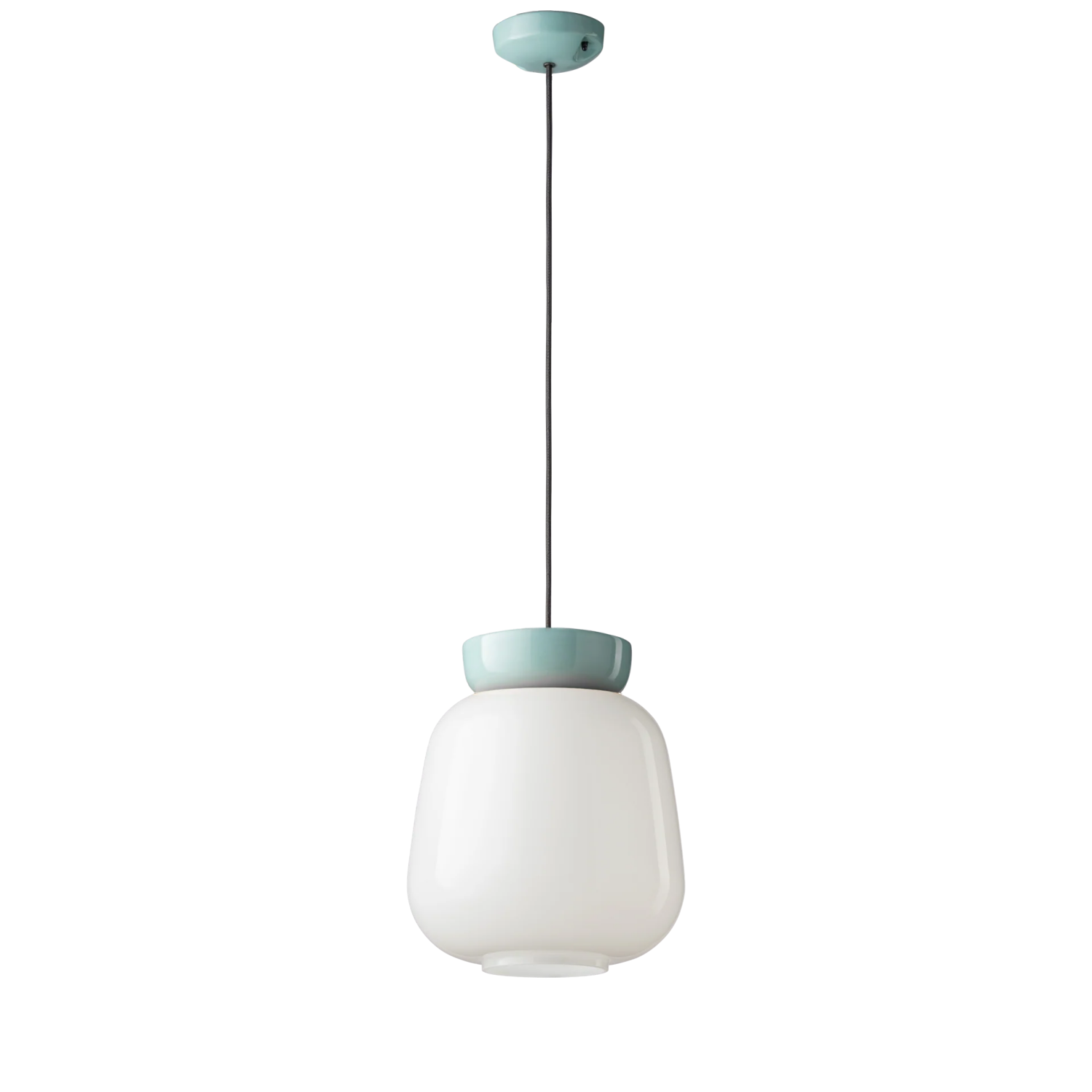 Smith Modern Nordic Bauhaus Macarons Bowl Shade Ceramic Pendant Light