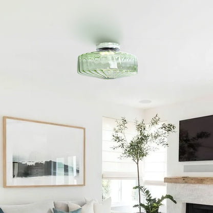 Remy Vintage Water Ripple Ceiling Lamp