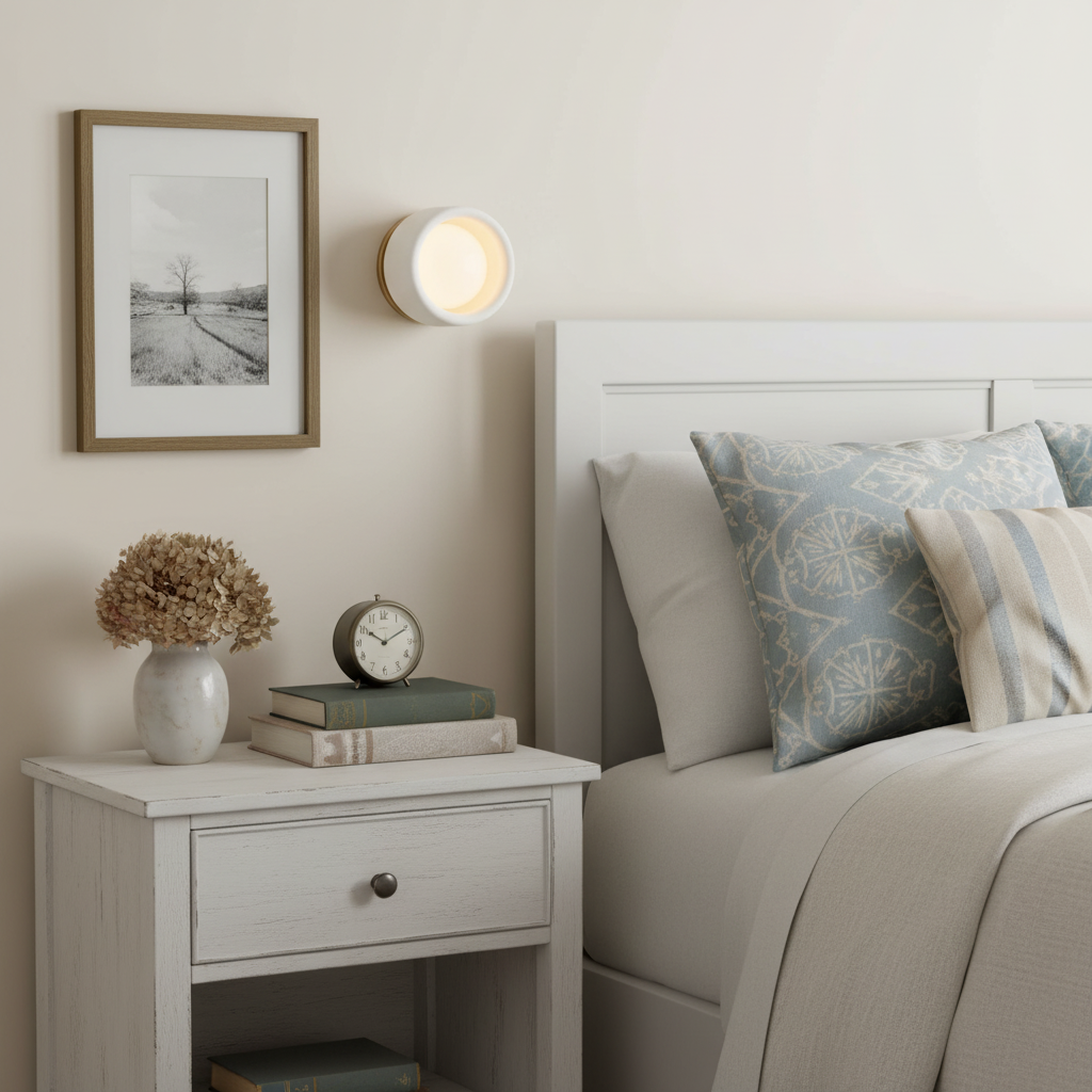 Aura Modern Porcelain Sconce