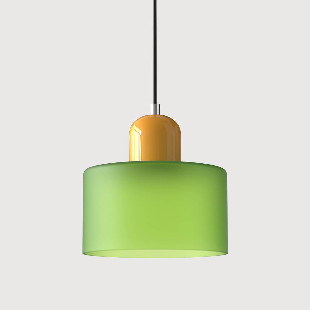 Colorful Creative Small Fresh Glass Shade Pendant Light