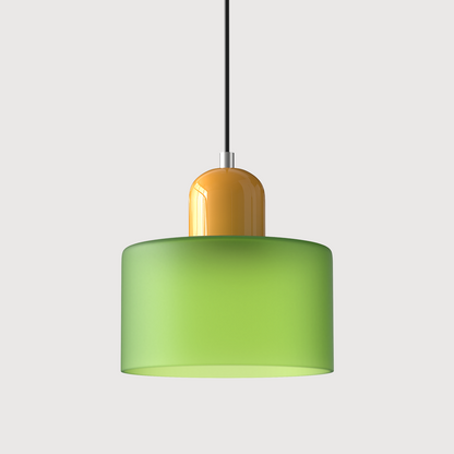 Colorful Creative Small Fresh Glass Shade Pendant Light