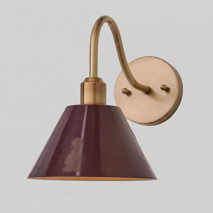 Ferm Minimalist Industrial Tapered Sconce