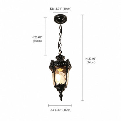 Maxwell Farmhouse Outdoor Patio Porch Small Pendant Light