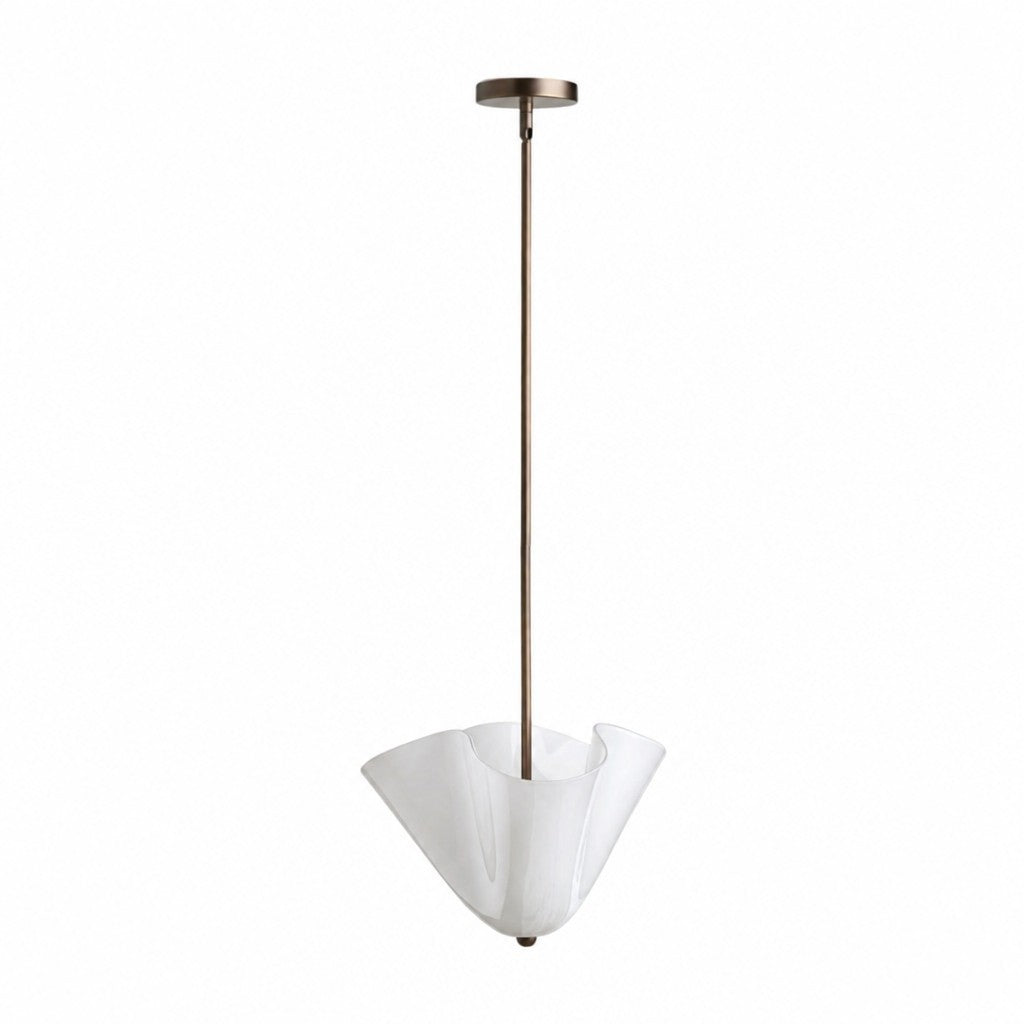 Franklin Modern Shell Glass Fazzo Pendant Light