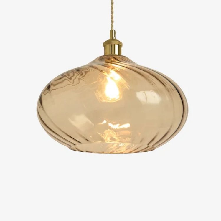 Lunaris Modern Globe Glass Pendant Light