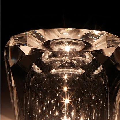 Faelith Modern Crystal Glass Faceted Table Lamp