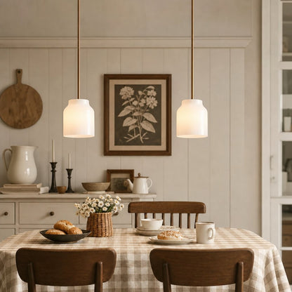 Drilon Nordic Morandi Multi-Color Cylinder Pendant Light