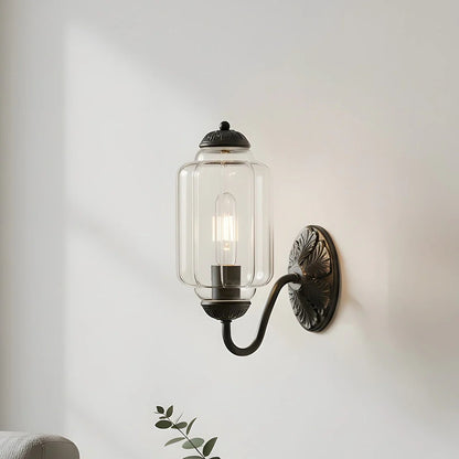 Vintage Elegant Milk Glass Eloise Wall Sconce - Retro Accent Lighting for Bathroom\Bedroom\Hallway