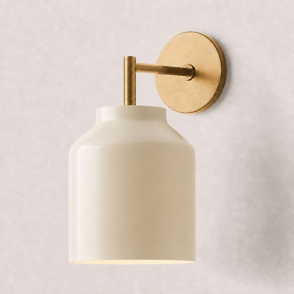Drilon Nordic Minimalist Morandi Matte Metal Wall Sconce
