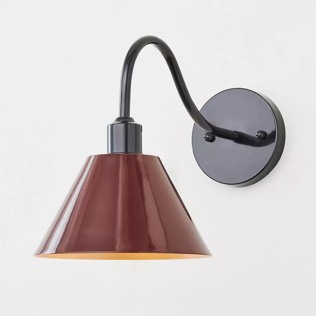 Ferm Minimalist Industrial Tapered Sconce
