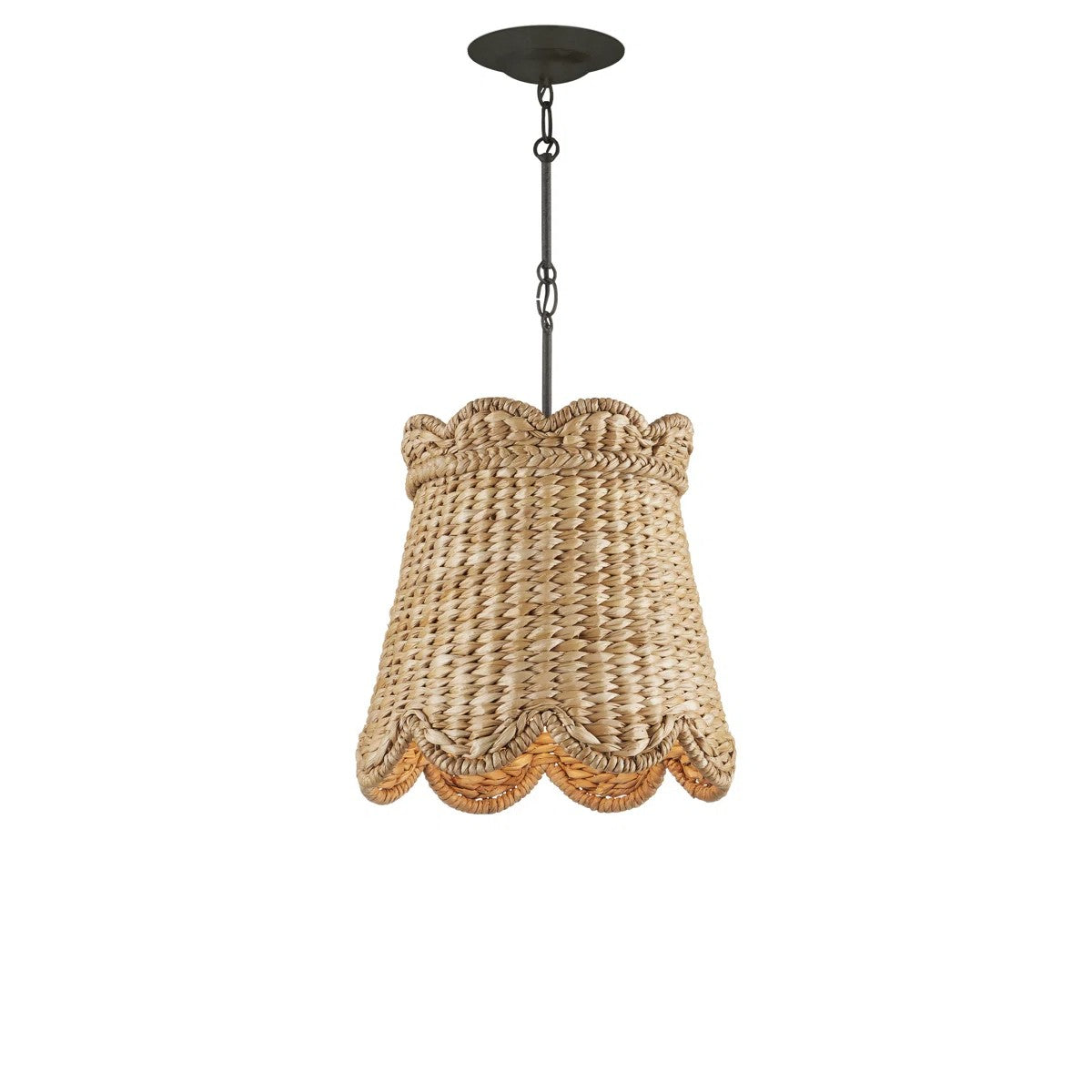 Karinne Natural Flower Rattan Pendant Light