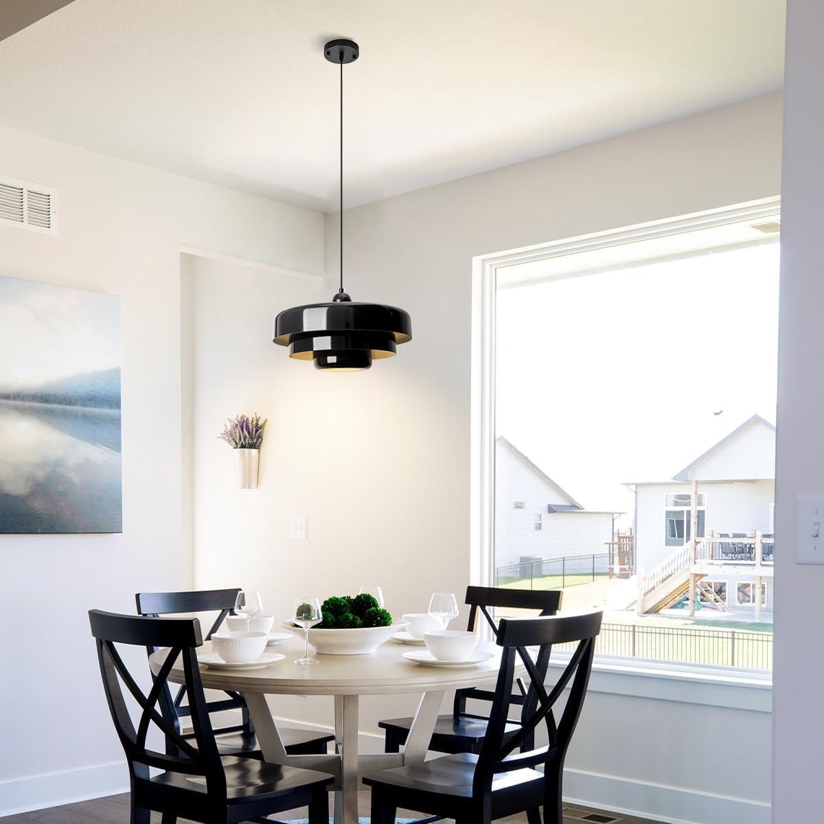 Modern Scandinavian Multi‑Layer Colorful Pendant Light