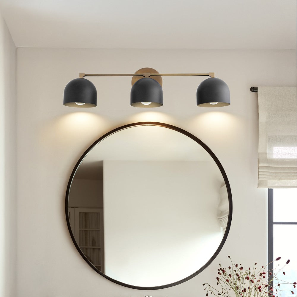 Astair Nordic Metal Deep Ball Vanity Wall Sconce