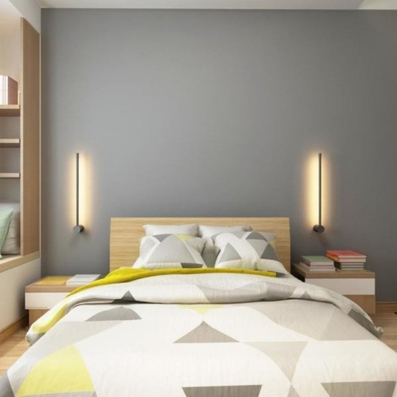 Aaradhya Modern Minimalist Rotatable Linear Black LED Wall Light