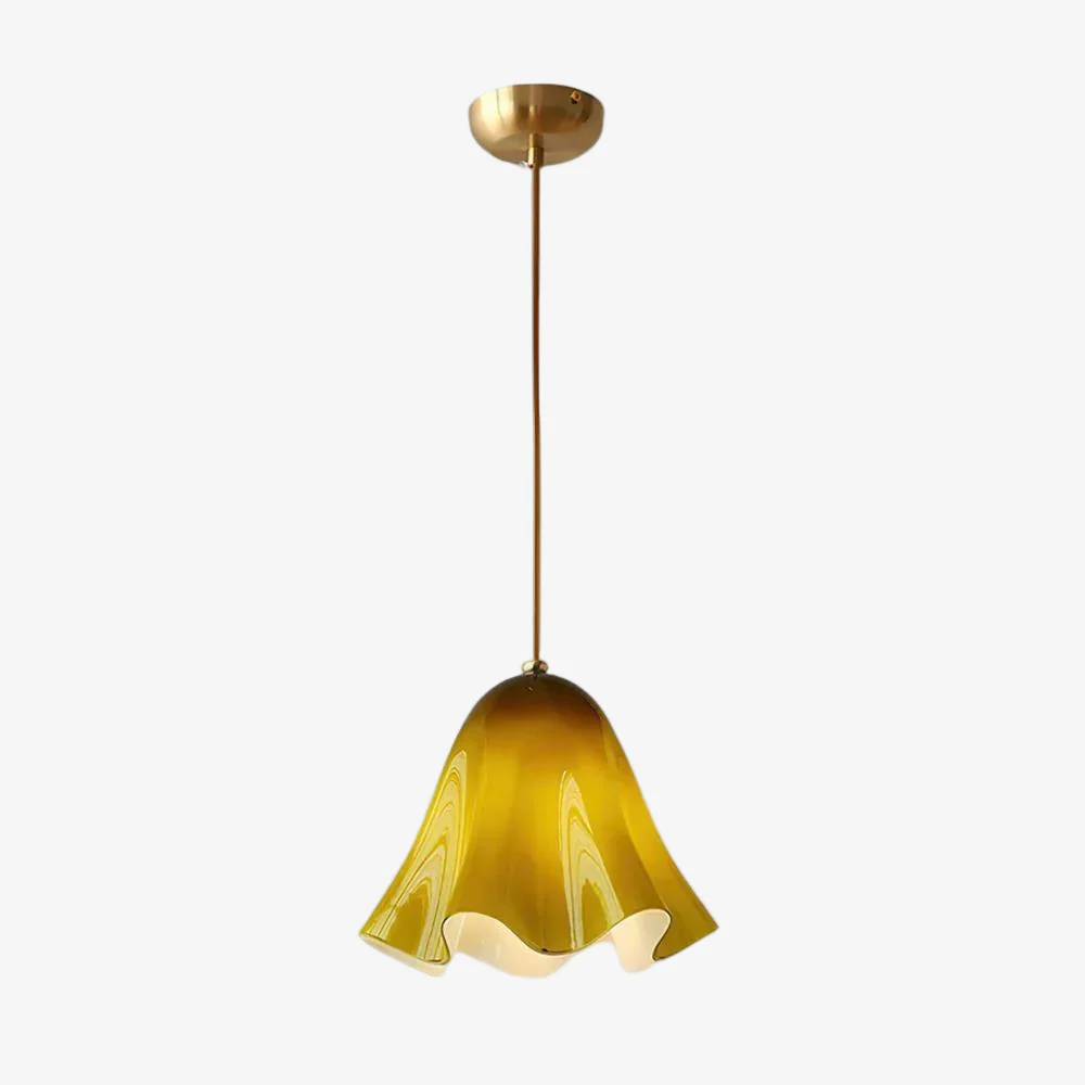 Hadrian Vintage Glass Flower Fazzo Pendant