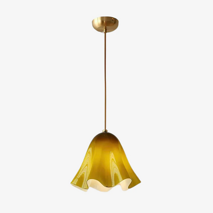 Hadrian Vintage Glass Flower Fazzo Pendant