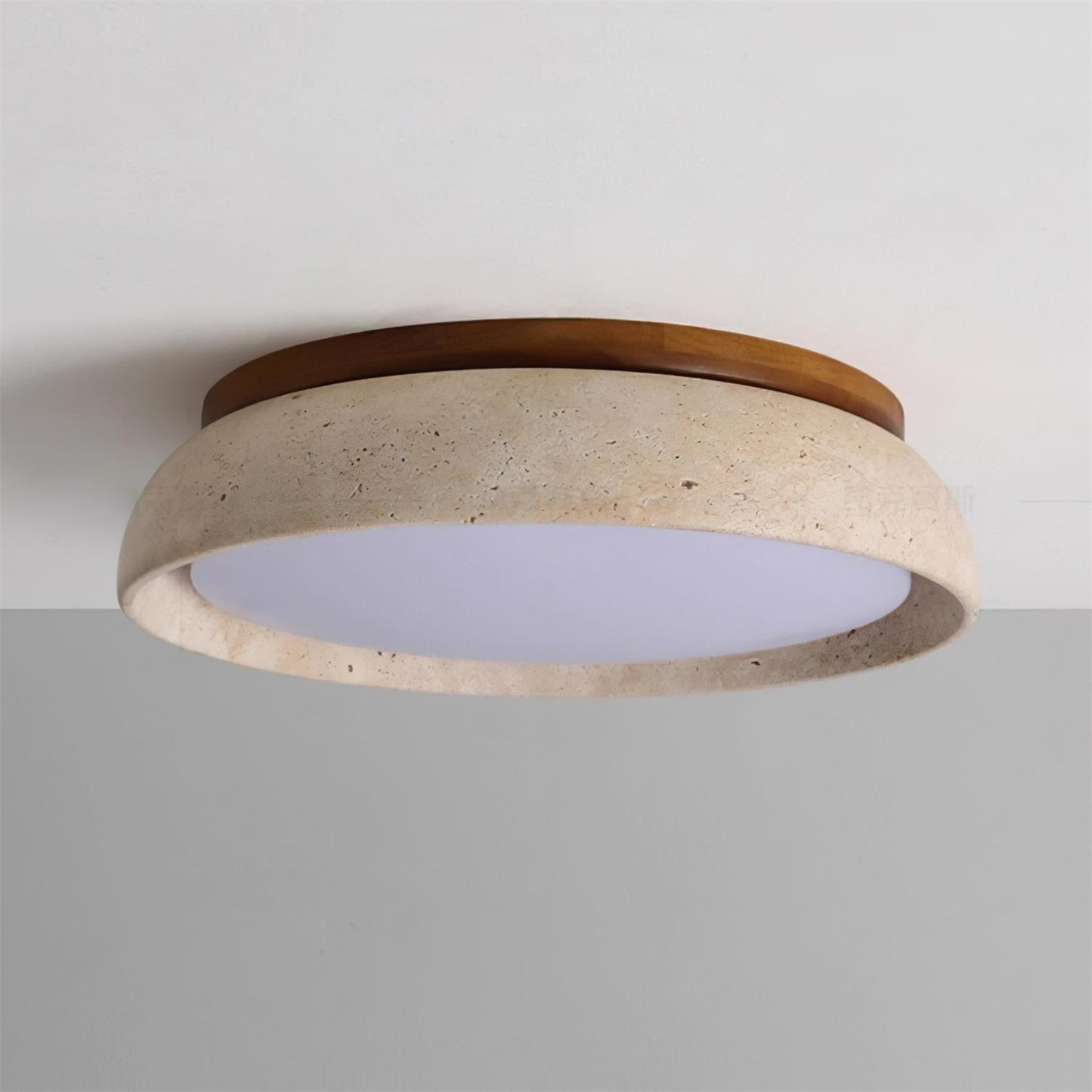 Nox Scandinavian Travertine Ceiling Light