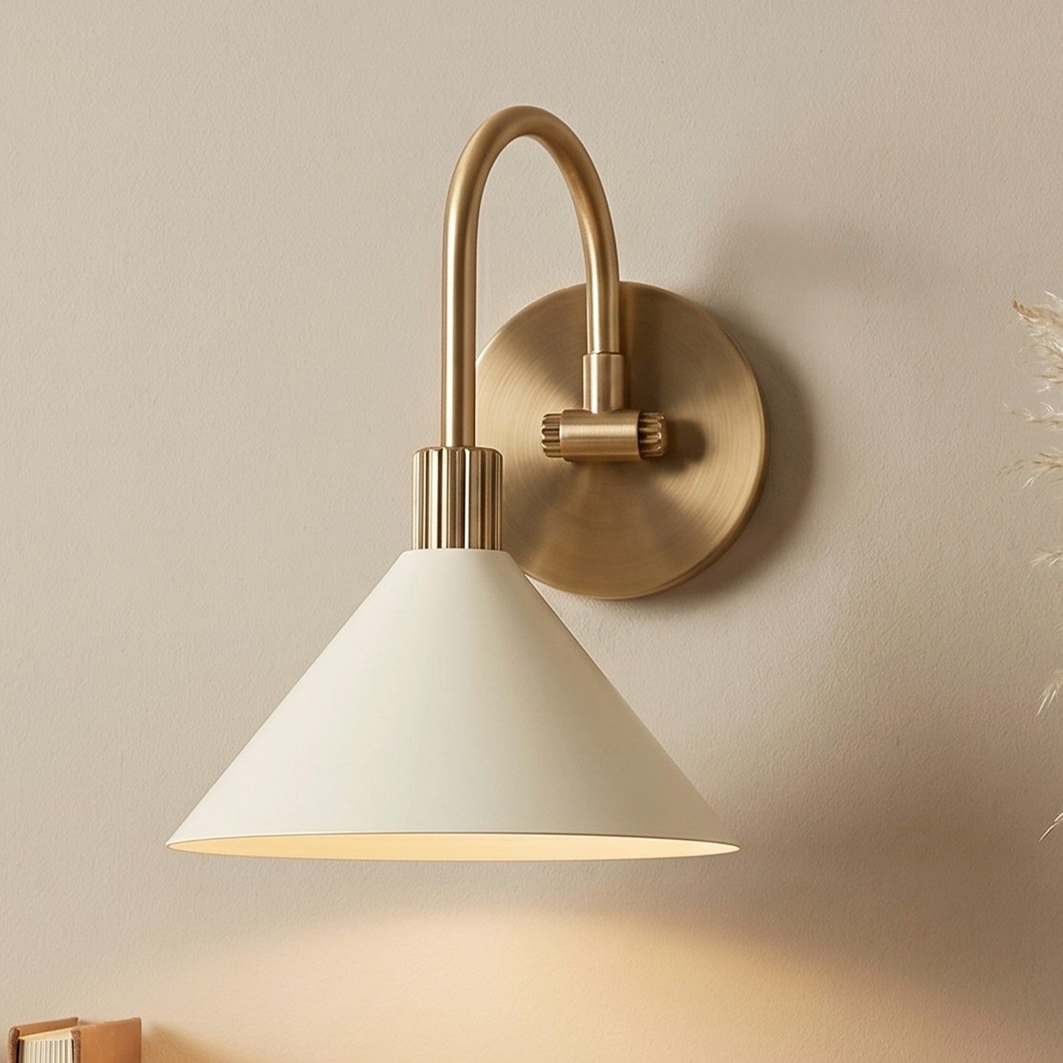 Chavis Rustic Metal Sand Cone Wall Light