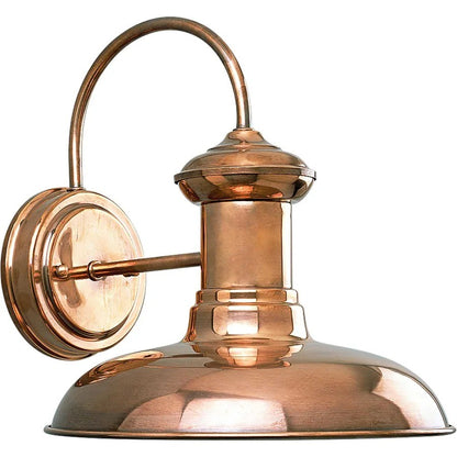 Howells Industrial Modern Copper Metal Outdoor Wall Sconce