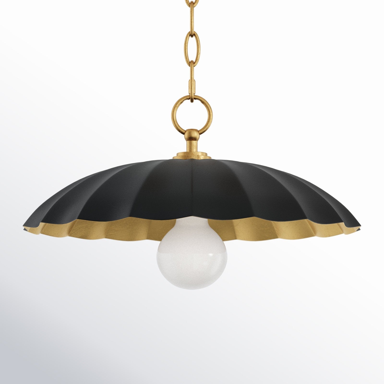 Velmara Farmhouse Metal Flower Pendant Light