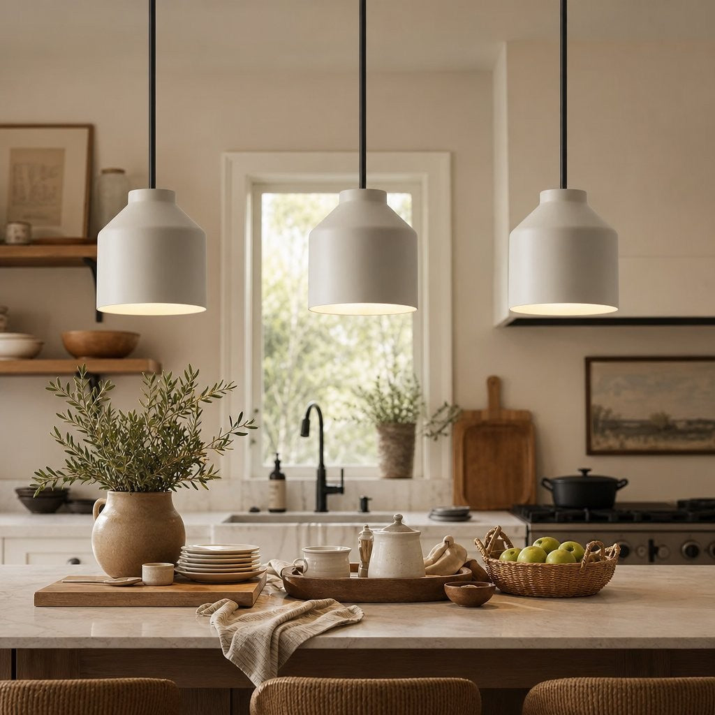 Drilon Nordic Morandi Multi-Color Cylinder Pendant Light