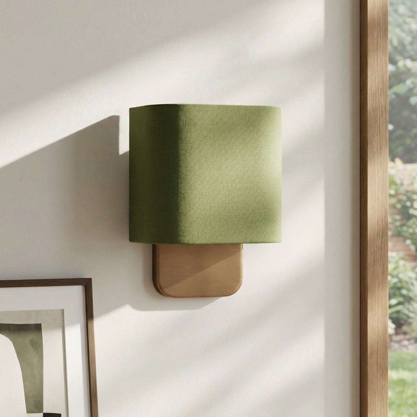 Ondine Modern Linen Fabric Shade Wall Sconce