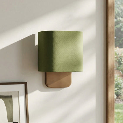 Ondine Modern Linen Fabric Shade Wall Sconce