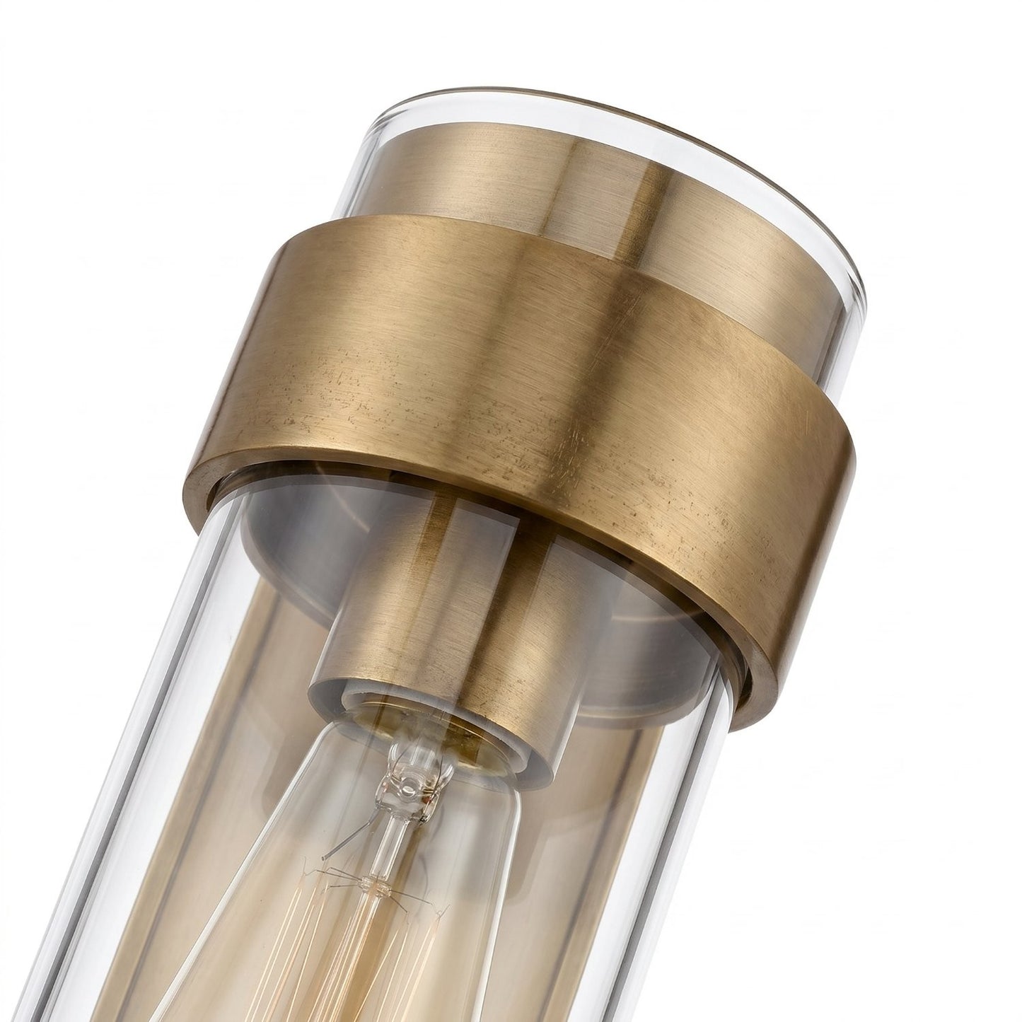 Zinnia Glass Tube Double Wall Mounted Light