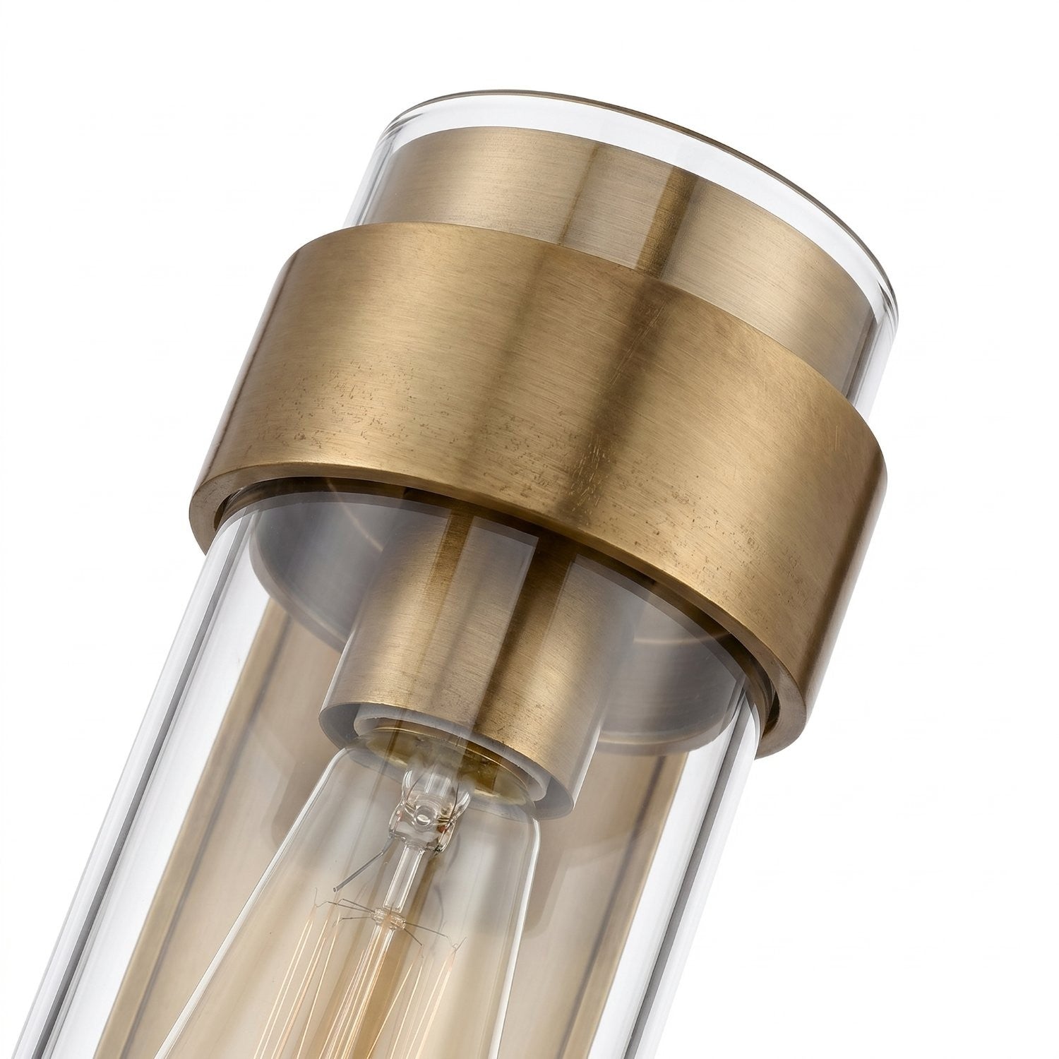 Zinnia Glass Tube Double Wall Mounted Light