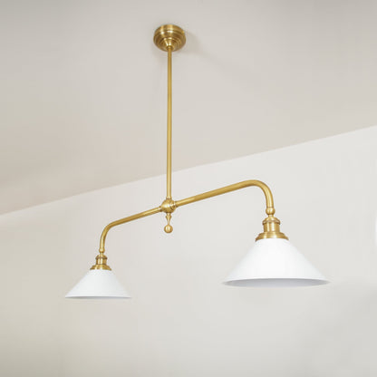 Foxx Retro Metal Conical Ceramic Pendant Light
