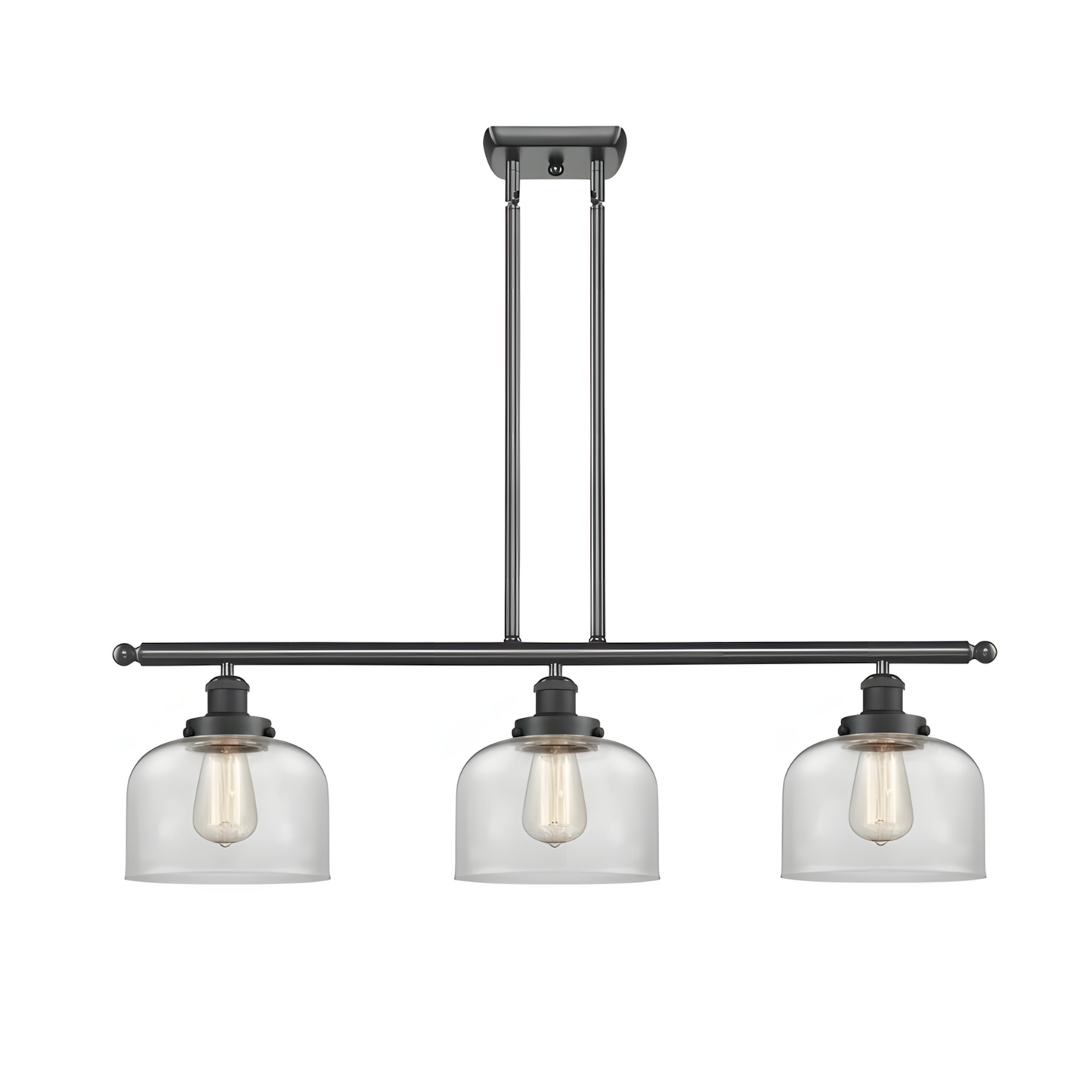 Dax Farmhouse 3 Lights Glass Pendant Light