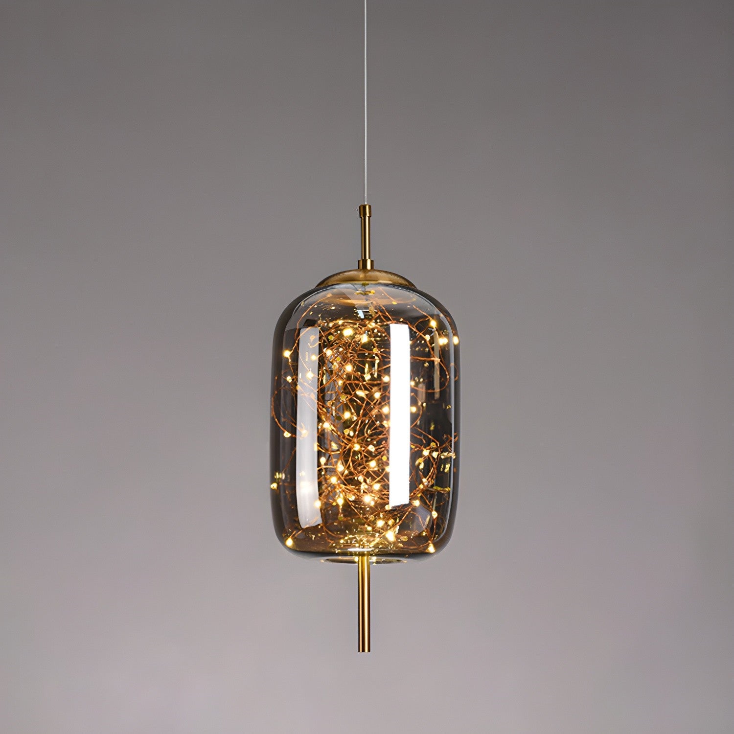 Atria Luxury Led Geometric Globe Sprinkle Pendant Light