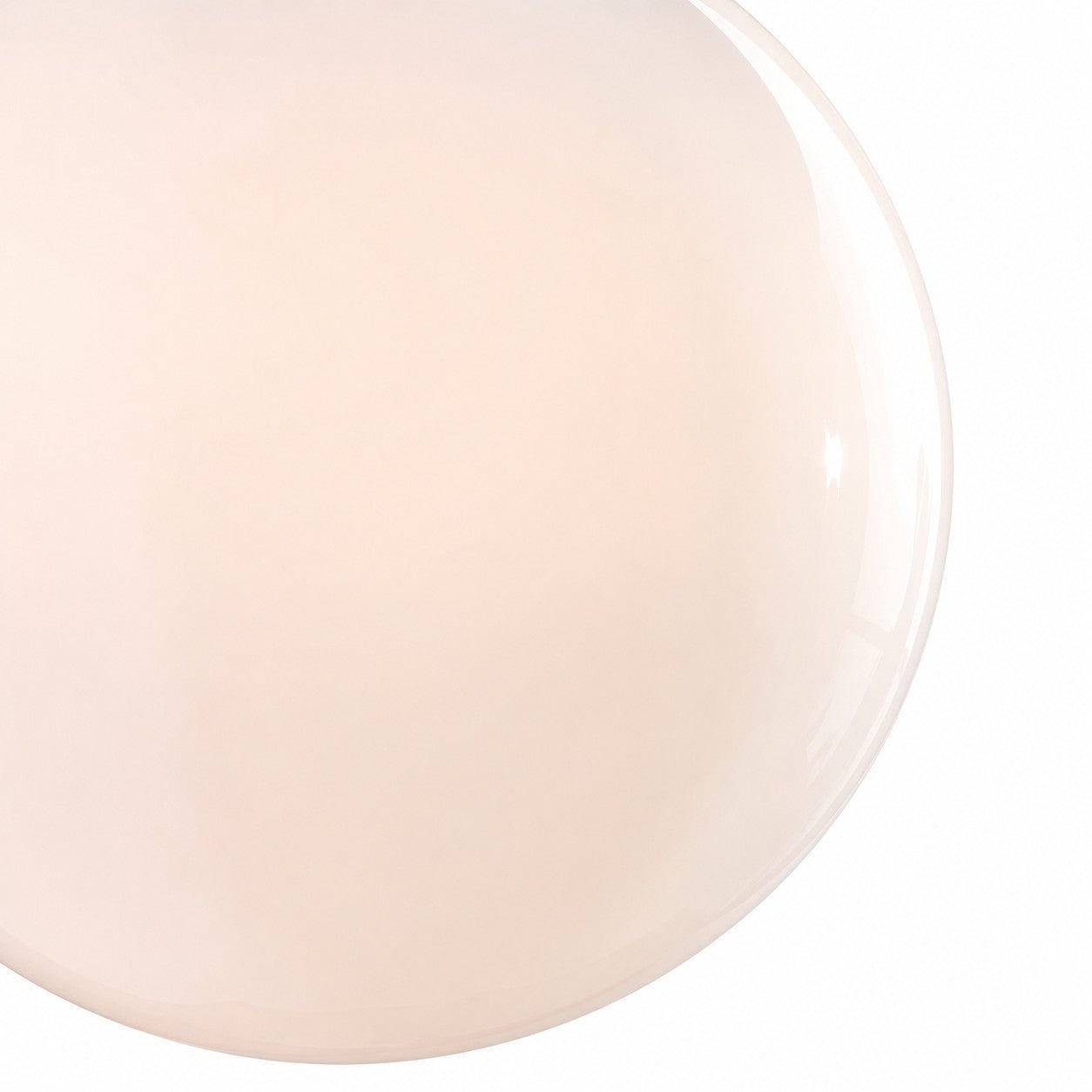 Tate Mid Century White Globe Glass Pendant Light