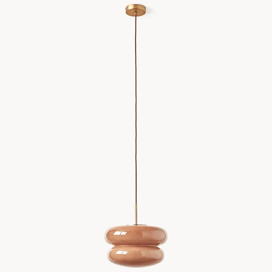 Josie Cream Bauhaus Opal Glass Pendant Light