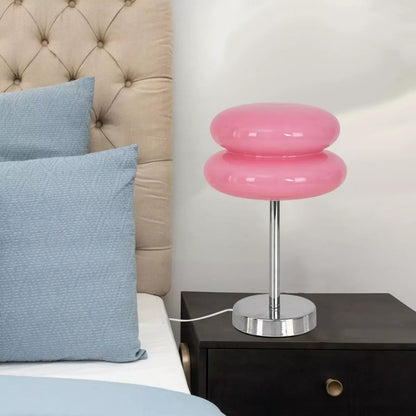 Josie Cream Glass Bauhaus Style Table Lamp