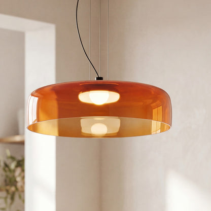 Zaire Bowl Shaped Layer Stained Glass Pendant Light