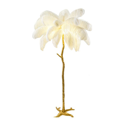 Aita Ostrich Feather Floor Lamp