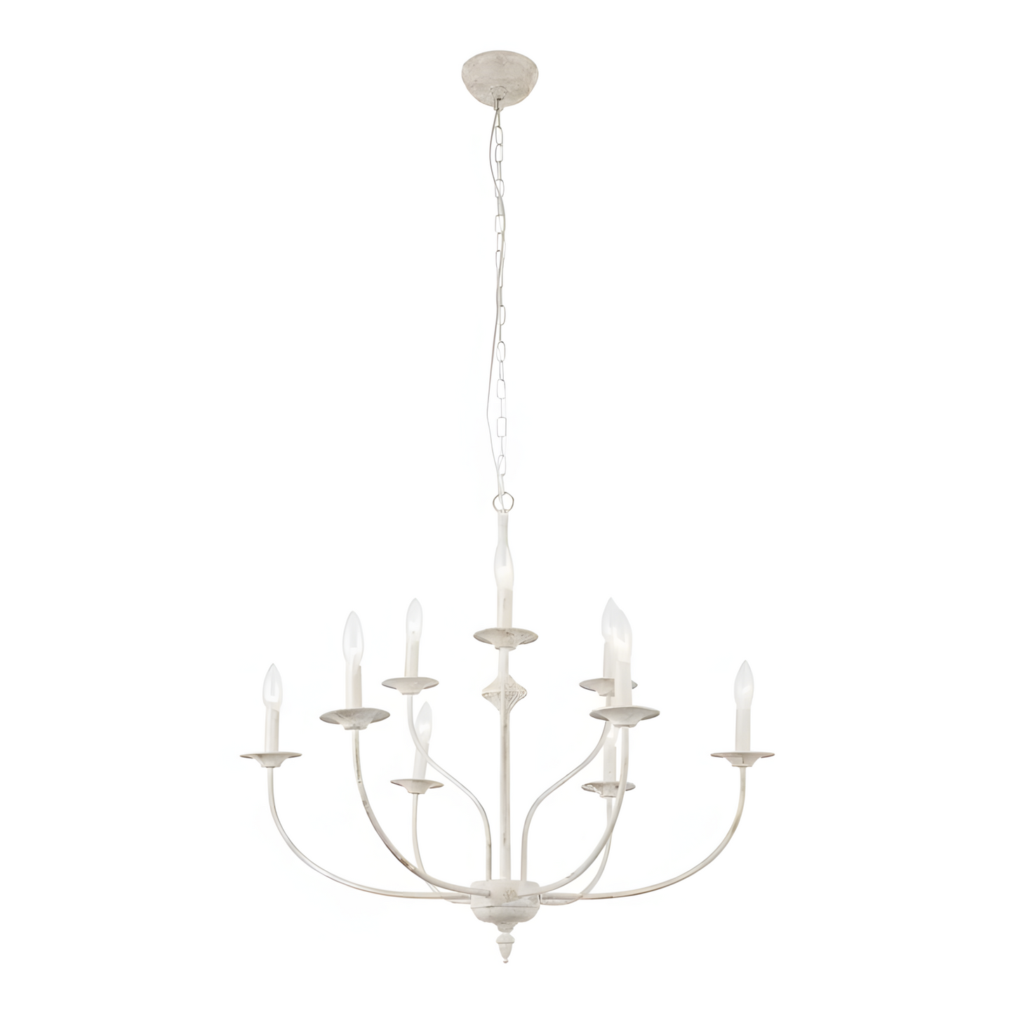 Caelestis Farmhouse 9 Light Metal Chandelier