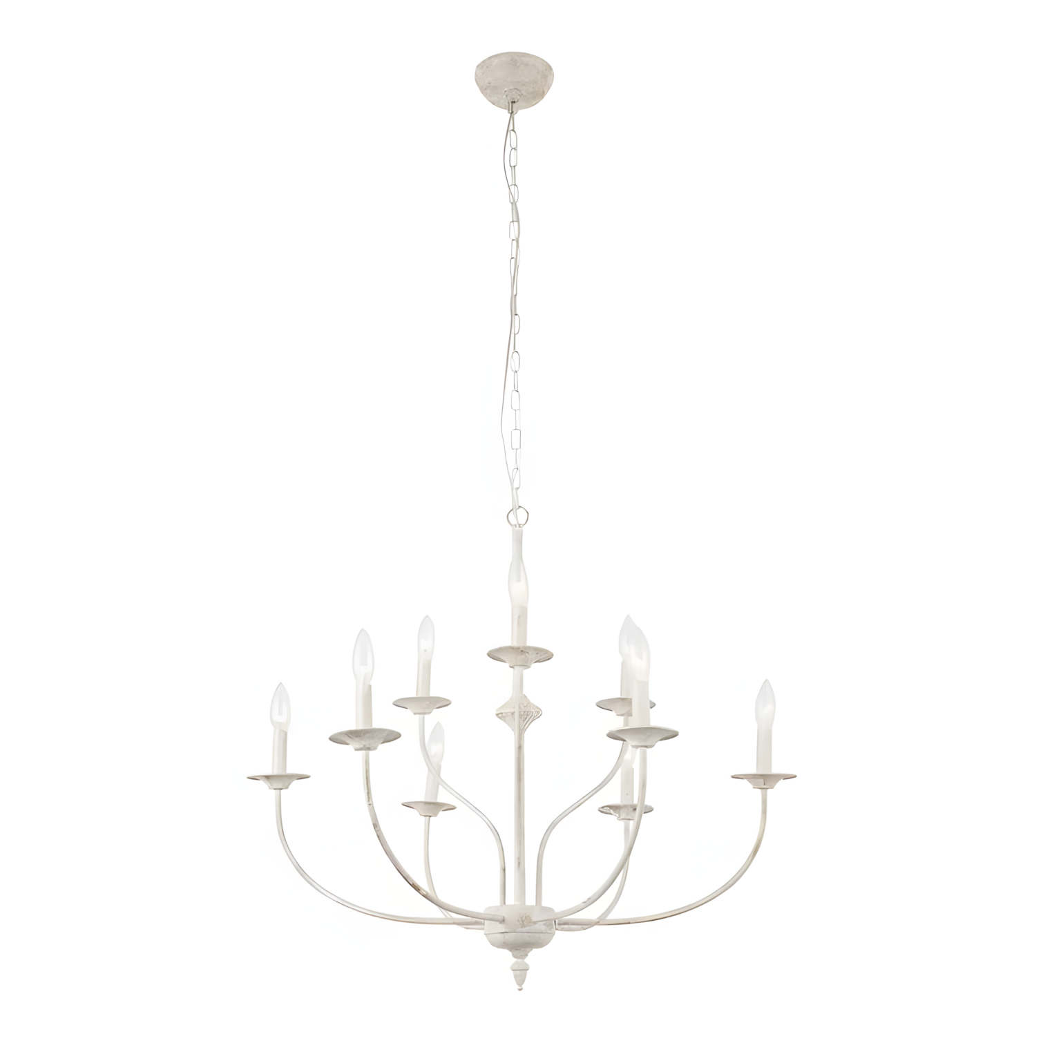 Caelestis Farmhouse 9 Light Metal Chandelier