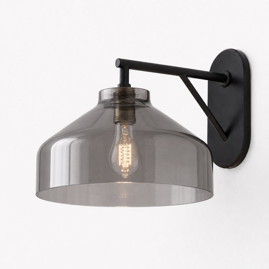 Drilon Nordic Minimalist Morandi Matte Metal Wall Sconce