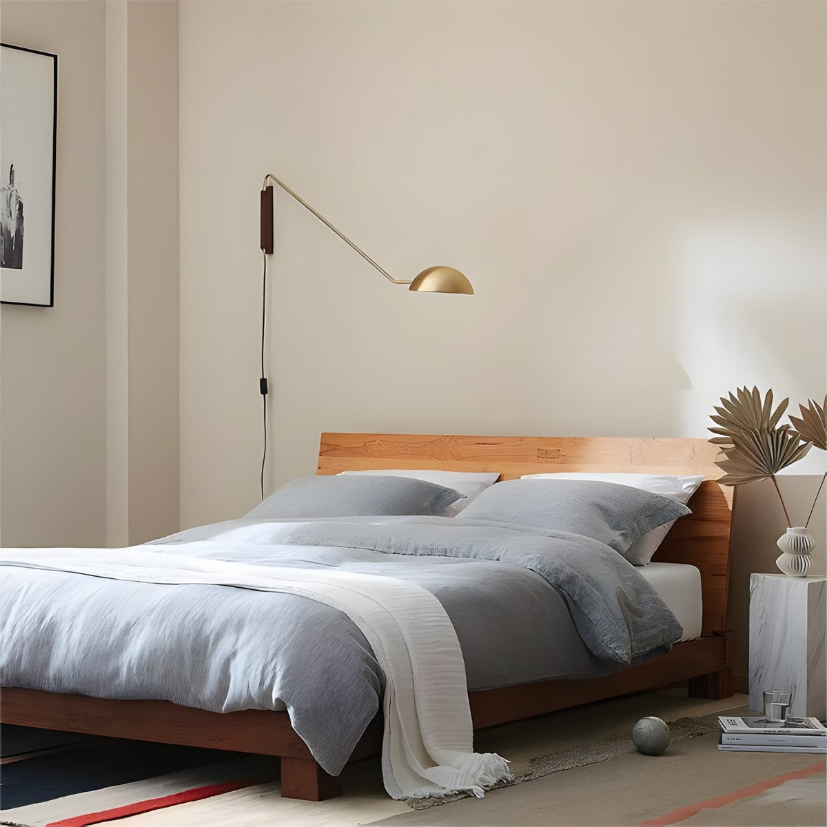 Praika Minimalist Swing Dome Wall Light
