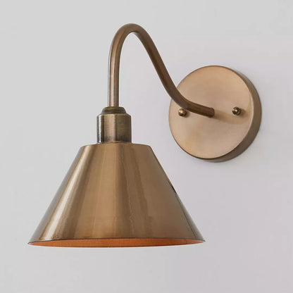 Ferm Minimalist Industrial Tapered Sconce