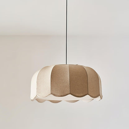 Quill Large Boho Fabric Flower Pendant Light