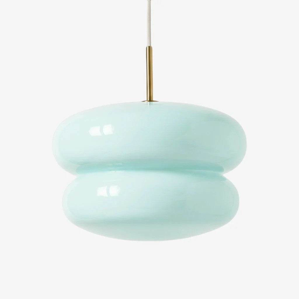 Josie Cream Bauhaus Opal Glass Pendant Light